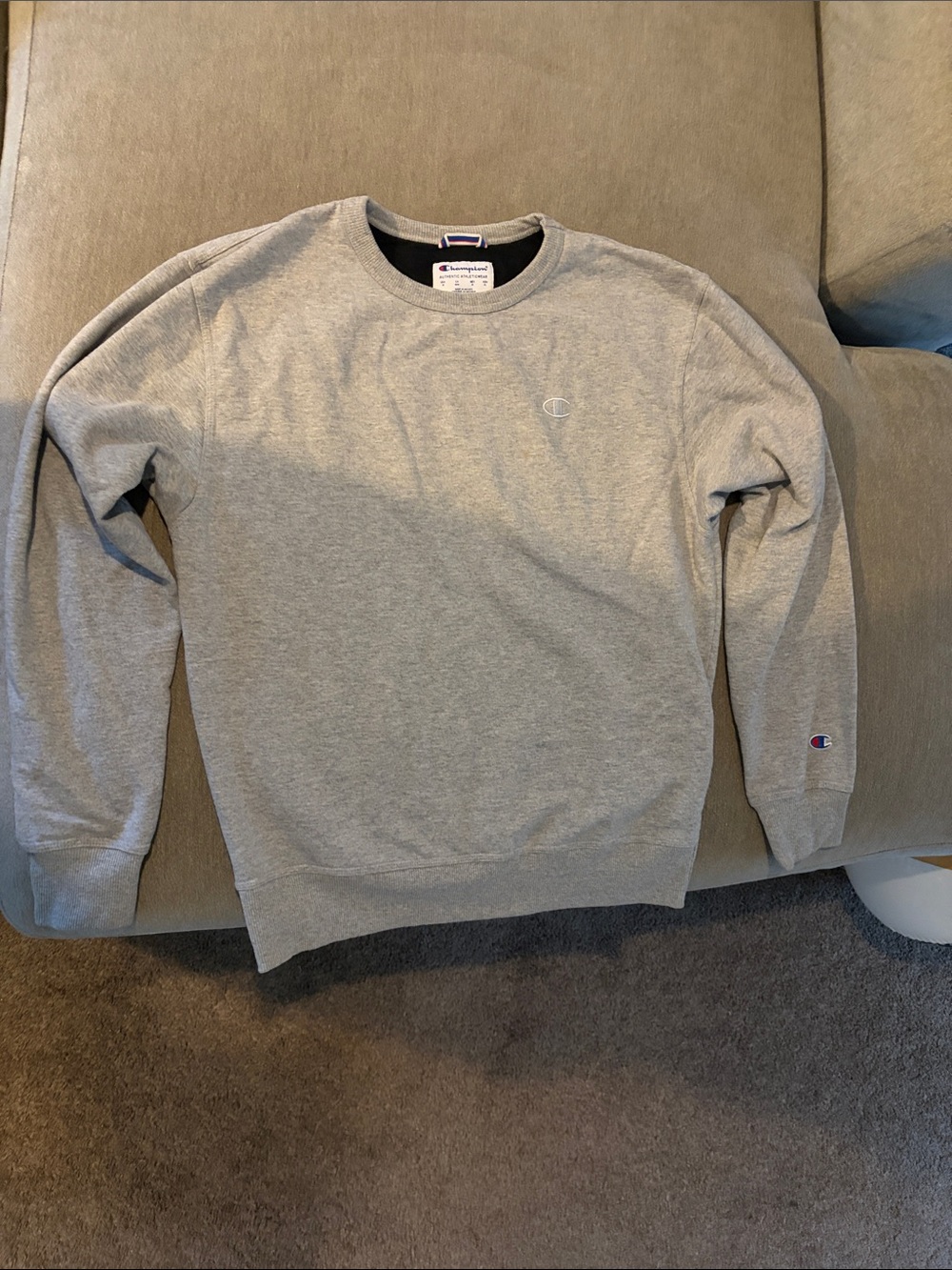 Champion Light Grey Crewneck Sweatshirt